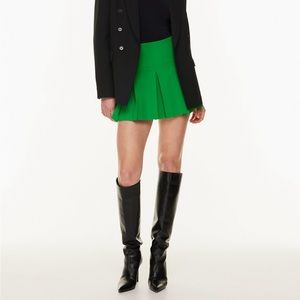 Pleated Mini Skirt